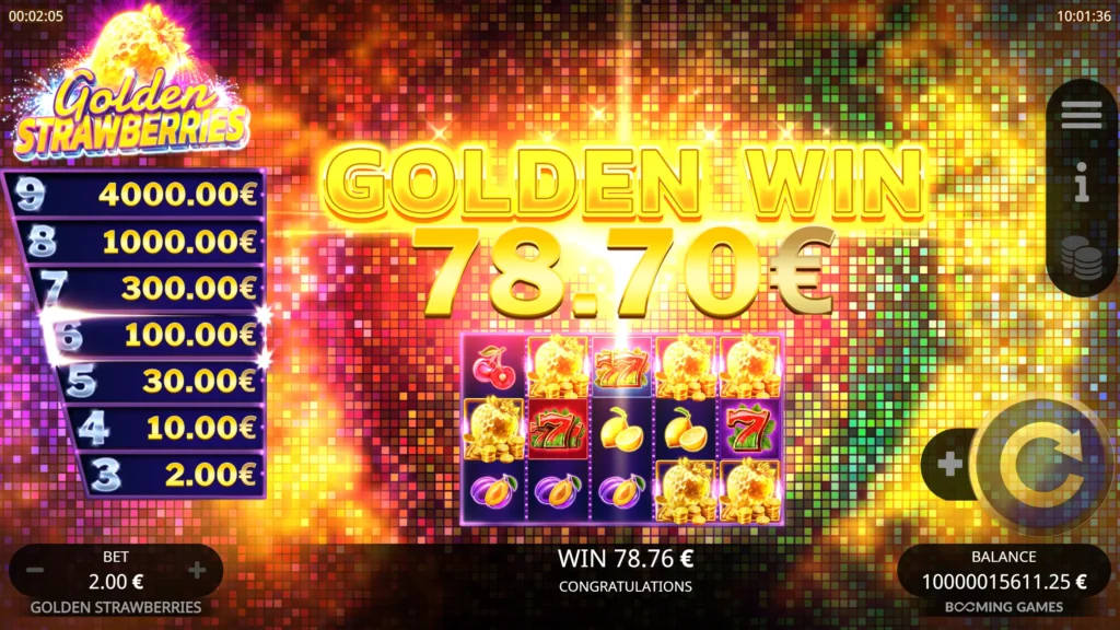 Golden Strawberries Golden Win